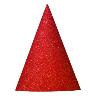 Regal Red & Gold Party Hat - Customizable