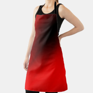 Regal Red Splash Apron