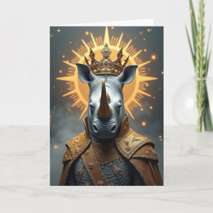 Regal Rhino Birthday Card
