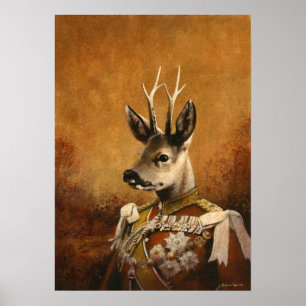 Regal Roe Deer Poster