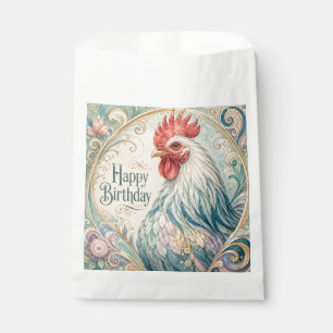 Regal Rooster Birthday Flourish Favour Bag