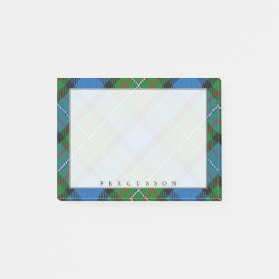 Regal Scottish Clan Fergusson Tartan Post-it Notes