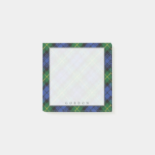 Regal Scottish Clan Gordon Tartan Post-it Notes