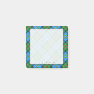Regal Scottish Clan MacLeod of Harris Tartan Post-it Notes