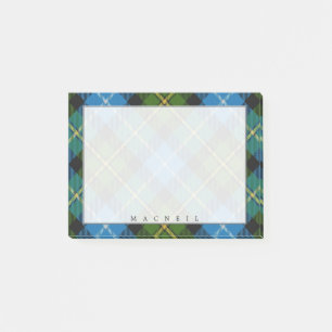 Regal Scottish Clan MacNeil Tartan Post-it Notes