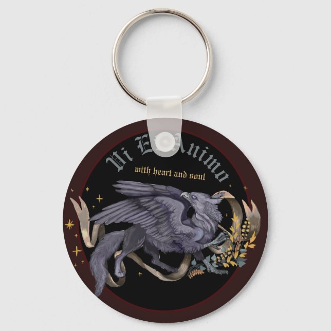 Regal Silver Gryphon   Keychain (Front)