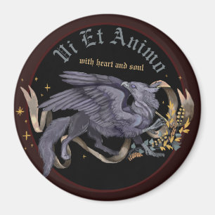 Regal Silver Gryphon   Magnet