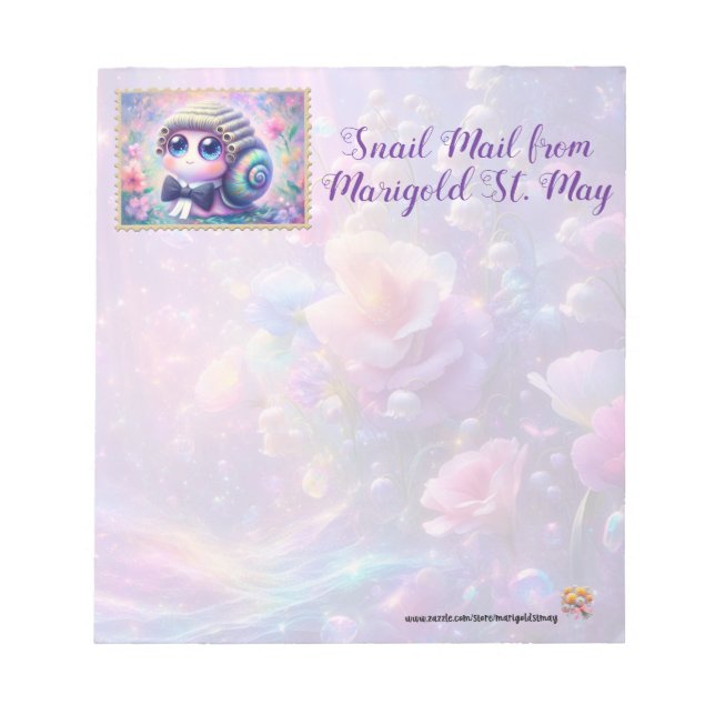 Regal Snail Notepad (Front)