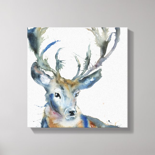 Regal Stag Canvas Print (Front)