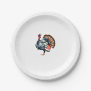 Regal Turkey Display Art Classic T-Shirt Paper Plate