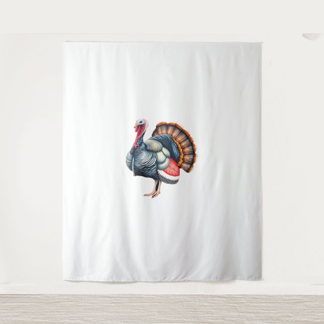 Regal Turkey Display Art Classic T-Shirt Tapestry (Front)