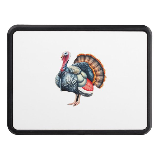 Regal Turkey Display Art Classic T-Shirt Trailer Hitch Cover (Front)