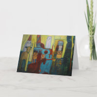 Regal Watchers Greeting Card