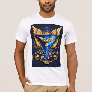 "Regal Wings Diamond: A Sapphire & Gold Affair by T-Shirt