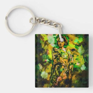 Regal Woman Keychain
