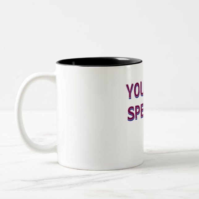 Regalo Personalizado Taza Eres Especial Two-Tone Coffee Mug (Left)