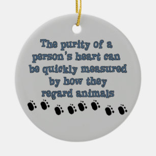 Regard Animals Ceramic Ornament