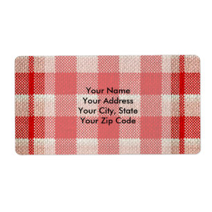 Regard Checkered de toile de jute de motif de