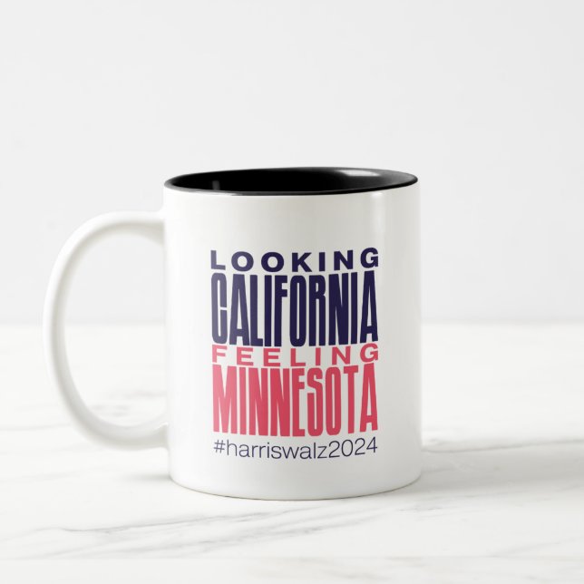 Regard de la Californie Sentiment de Mug du Minnes (Gauche)