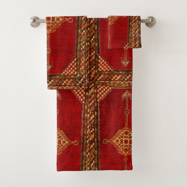 Regard de motif de tapis de Perse (En situation)