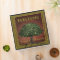 Regard en cuir vintage de livre de l'arbre