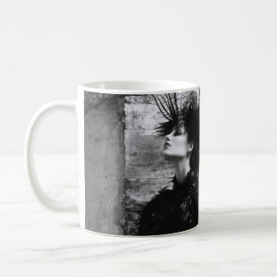 Regard provocateur - Mug Portrait noir et blanc