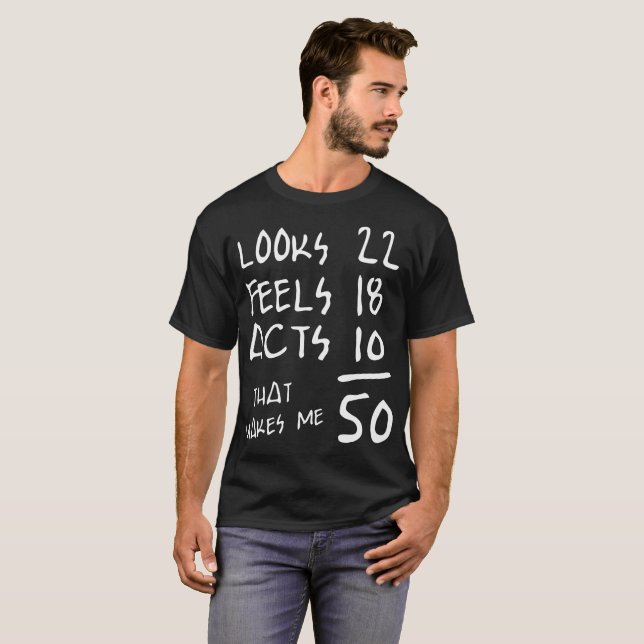 Regarde 22 sent 18 actes 10 qui me fait le T-shirt (Devant entier)