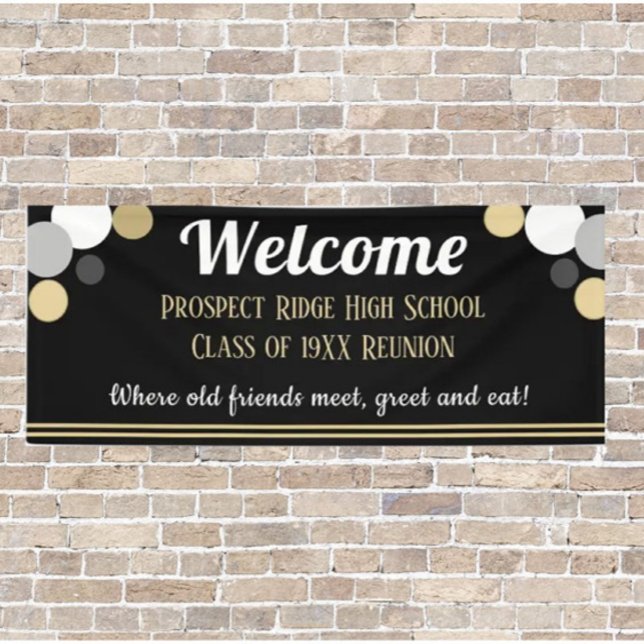 REGARDE ! Bannière Réunion de classe amusante (Créateur téléchargé)