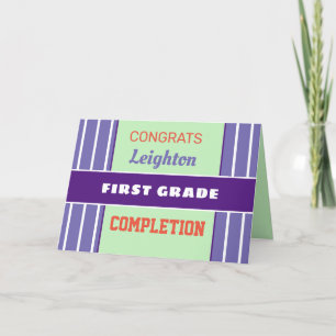 Regarde ! Carte de fin de première année personnal