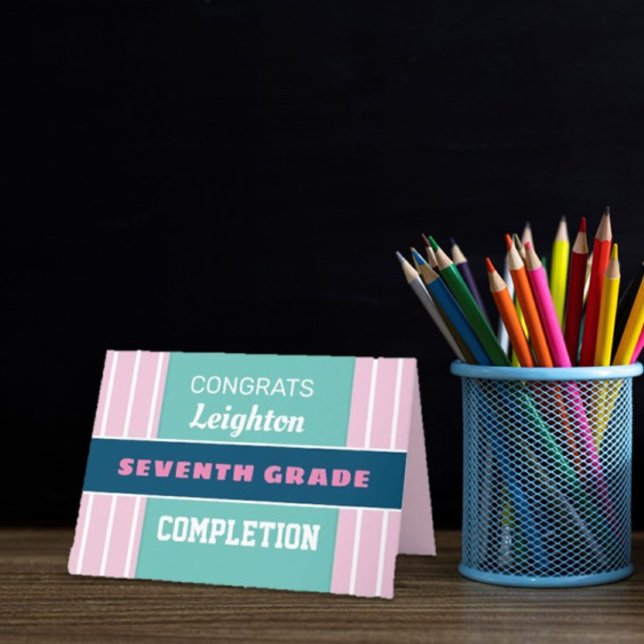 Regarde ! Carte de finition de septième année pers (Créateur téléchargé)