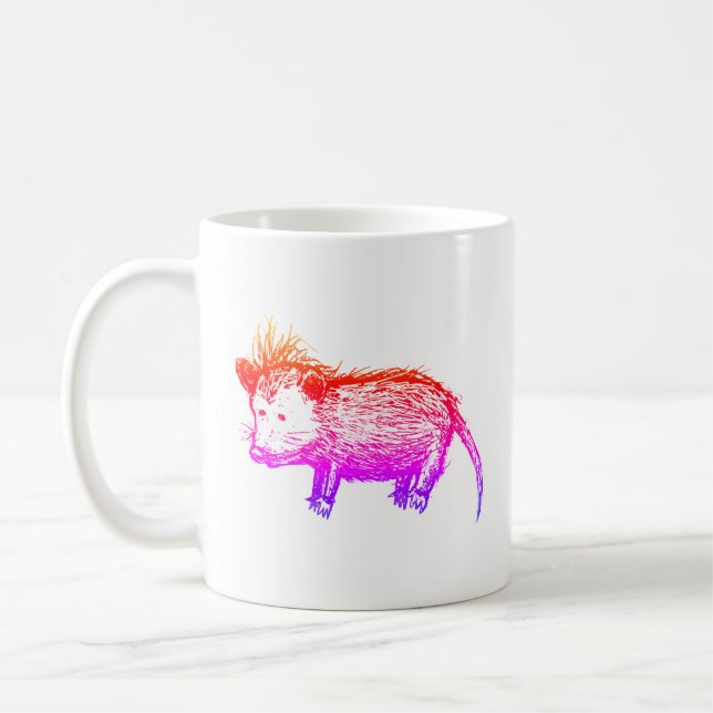 Regarde maman, c'est mon chat ! Possum Mug (Gauche)