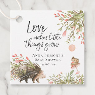 Regarde-moi grandir   Étiquette de cadeau de baby 