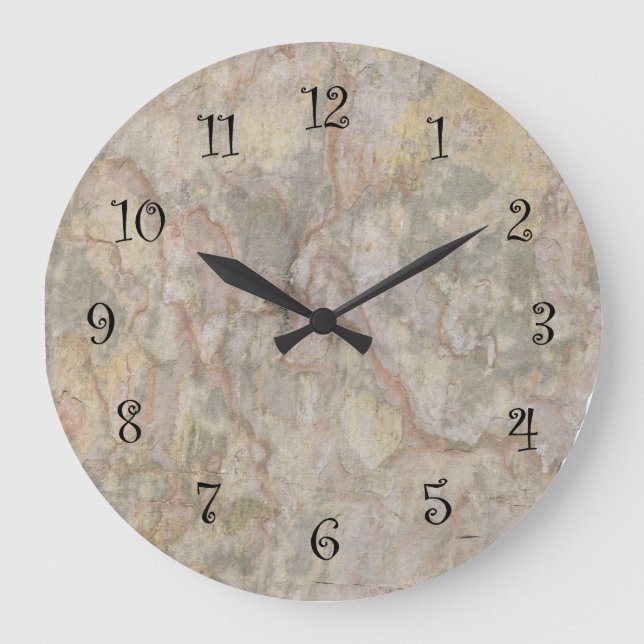 Regarder en pierre Horloges murales de cuisine (Recto)