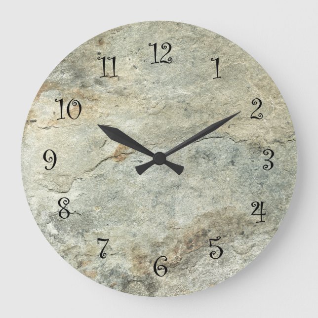 Regarder en pierre Horloges murales de cuisine (Recto)