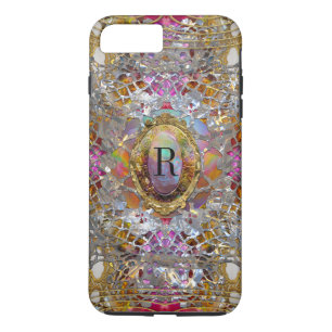 Regardez dans kaléidoscope Elegant Girly Monogram Case-Mate iPhone Case