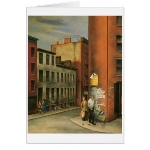 Regardez dans la rue de chambres, New York City C.