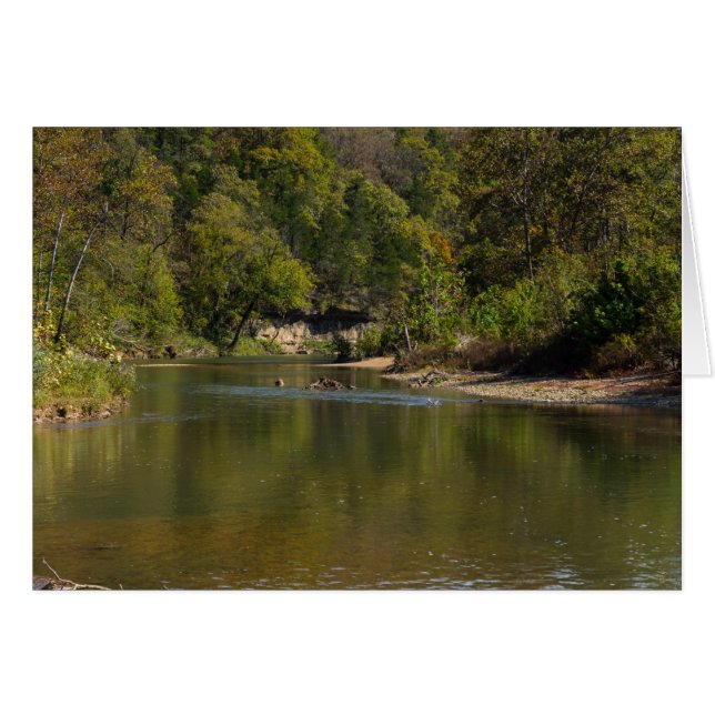 Regardez en bas de Bryant Creek (Devant Horizontal)