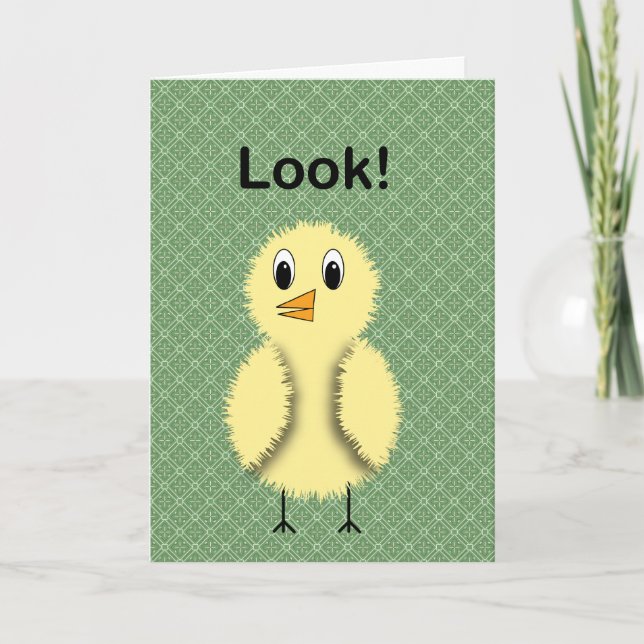 Regardez la carte d'anniversaire de Chick (Devant)