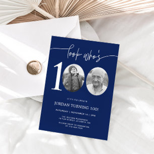 Regardez qui a 100 ans Invitation du 100e annive