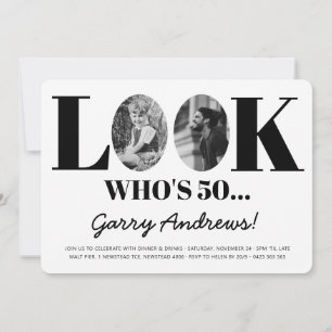 Regardez qui a 50 ans   50e Invitation