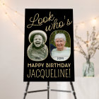 Regardez qui est 80 Black & Gold 2 Photo fête d'an