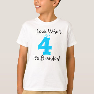 Regardez qui est T-shirt personnalisable de