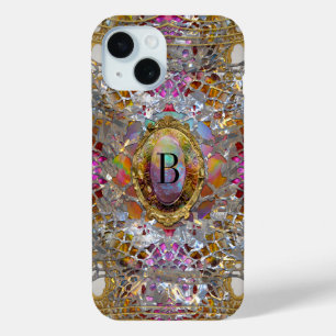 Regardez Rega Elegant  Monogram iPhone 15 Case