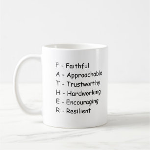 Regardons la lettre "Père" par lettre - Mug