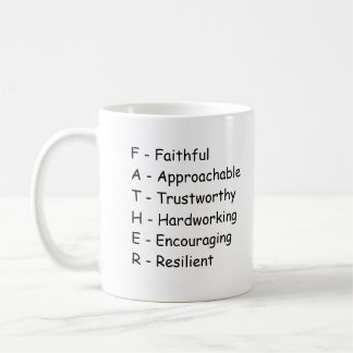 Regardons la lettre "Père" par lettre - Mug