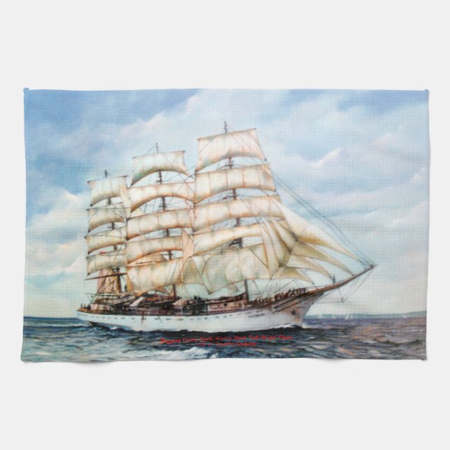 Regata Cutty Sark/Cutty Sark Tall Ships' Race Kitchen Towel (Horizontal)