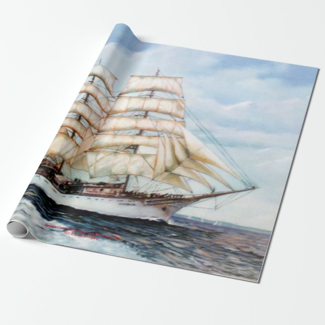 Regata Cutty Sark/Cutty Sark Tall Ships' Race Wrapping Paper (Unrolled)