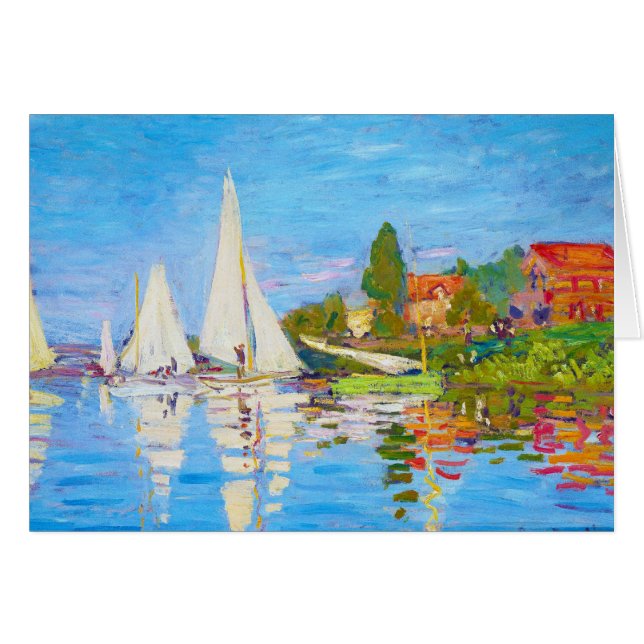 Régate à Argenteuil Claude Monet (Devant Horizontal)