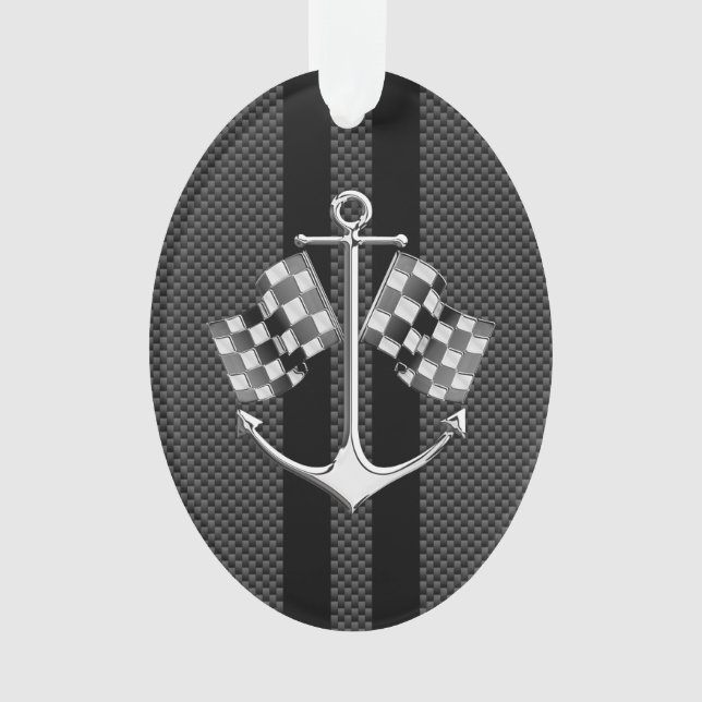 Régate nautique dans le style noir de fibre de (devant)