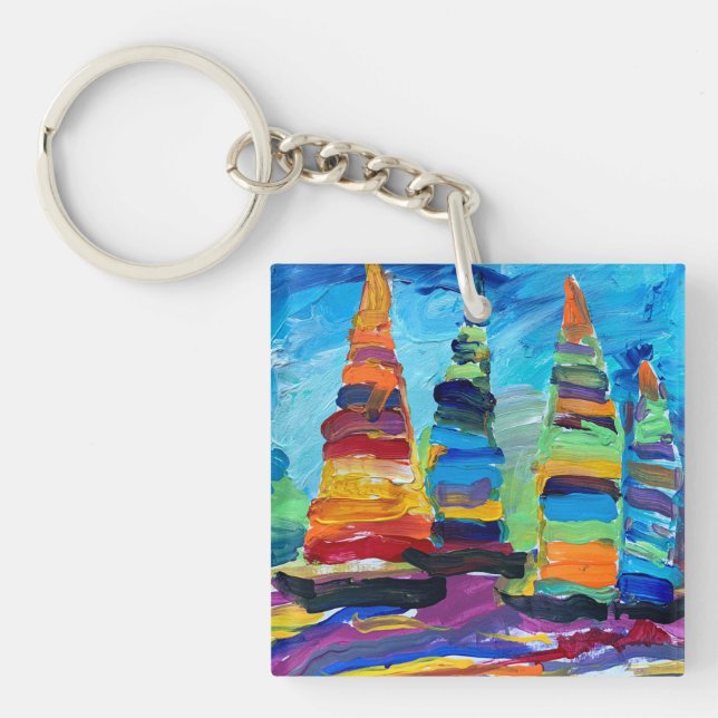 Regatta "Art by Kids" Keychain (Front)